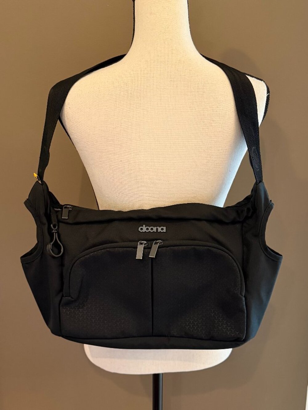Doona Essentials Bag Nitro Black Stroller Diaper Baby Bag Stroller Accessory